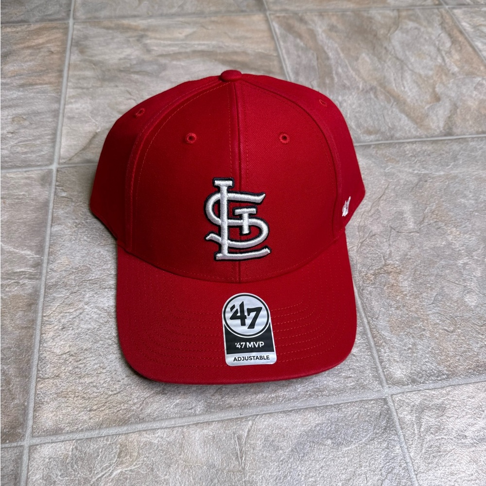 St Louis Cardinals 47 MVP Hat Mens Size Adjustable Red NWT MLB Baseball
